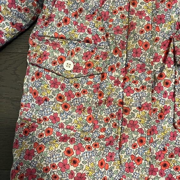 Gap floral puffer jacket sz 3T GUC no fur - Picture 4 of 5
